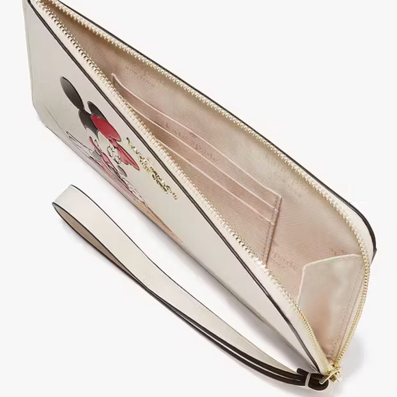 Kate Spade Disney X Kate Spade New York Minnie Medium L-Zip Wristlet
Parchment - Picture 2 of 16